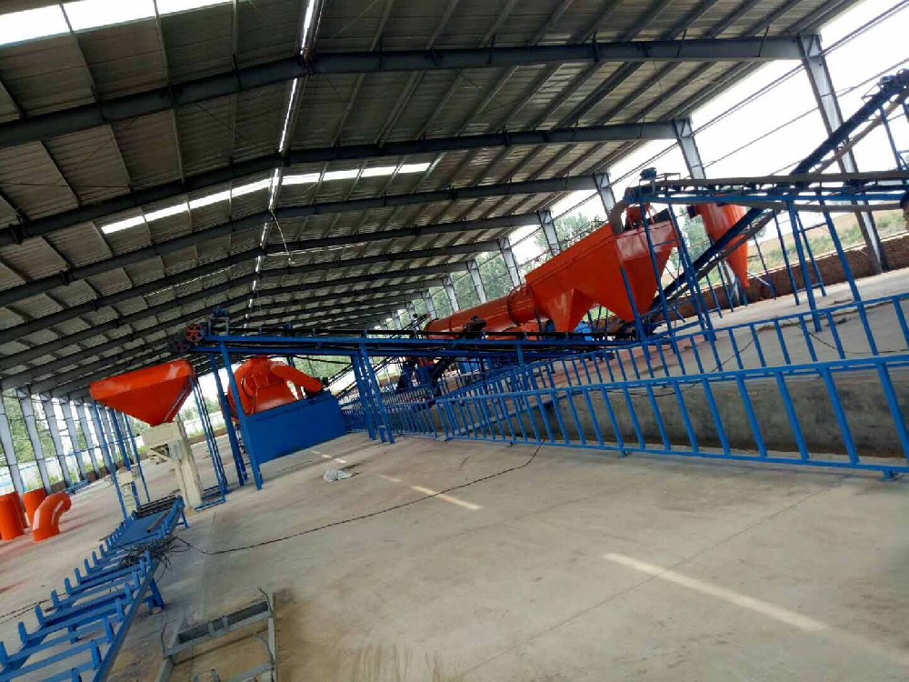 Agri-Hui Lian Machinery's 50,000-ton annual organic fertilizer production line in Hubei, China