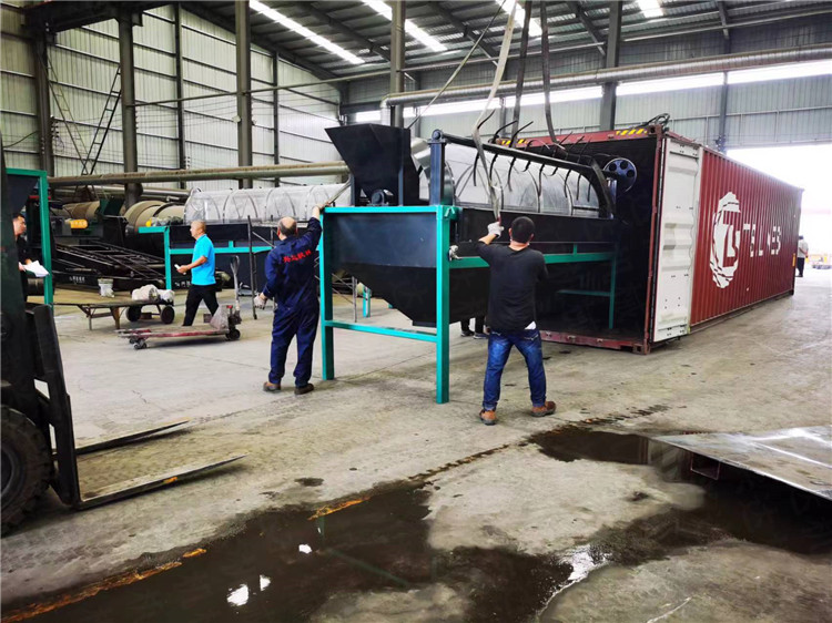 Export to Angola with an annual output of 20,000 tons, dry-free granulation organic fertilizer production line