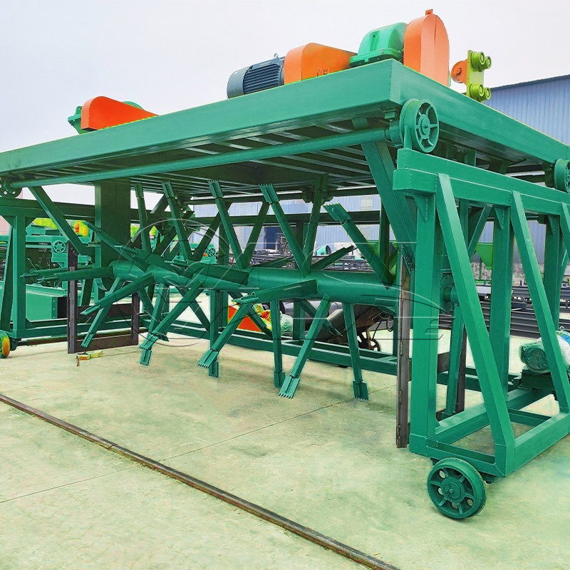 Trough type turning machine