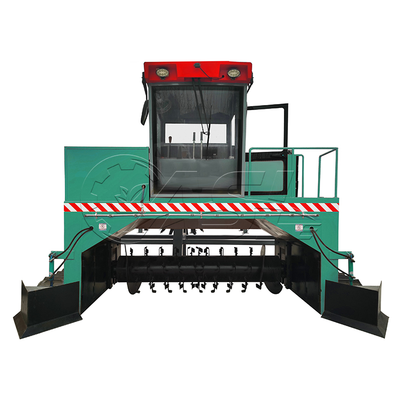 Crawler compost turner