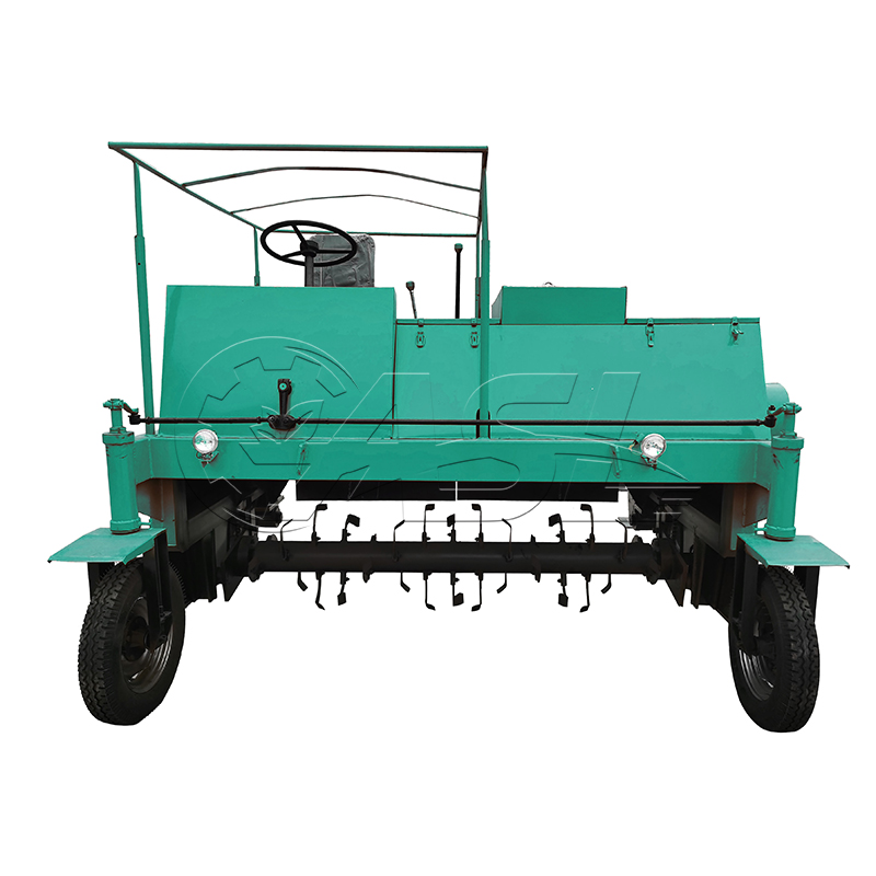 Walking compost turner