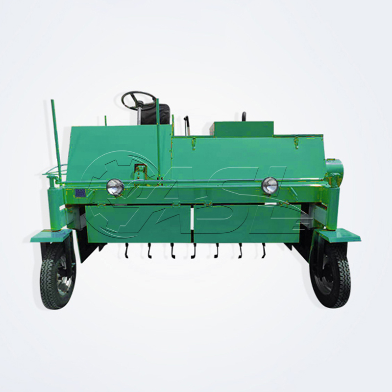 Walking compost turner