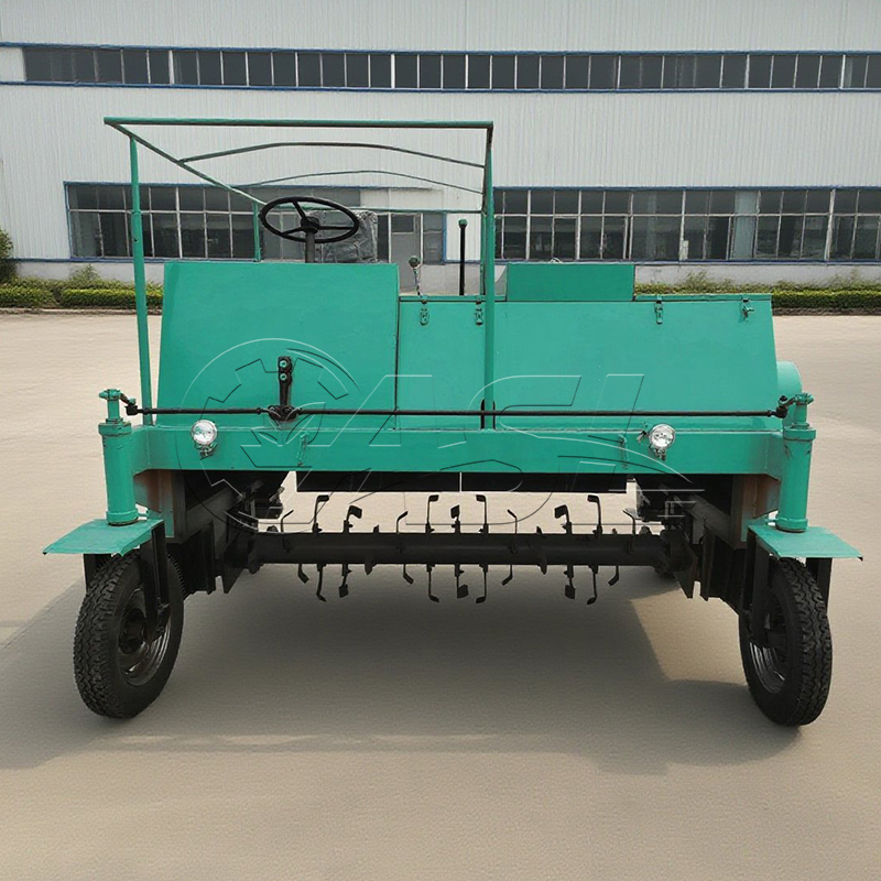 Walking compost turner