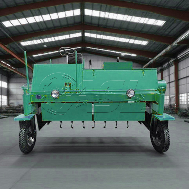 Walking compost turner