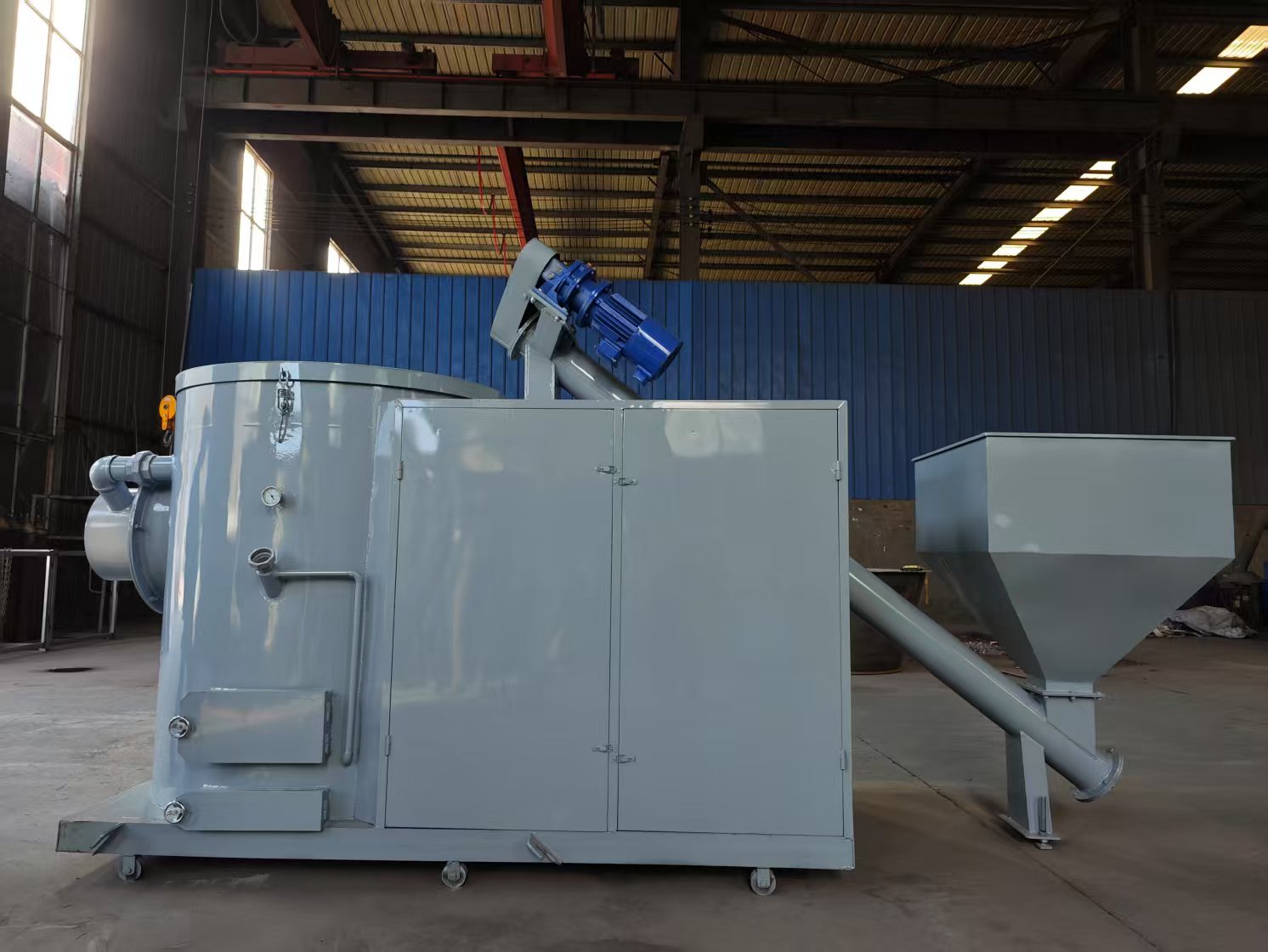 Natural gas burner/hot air furnace