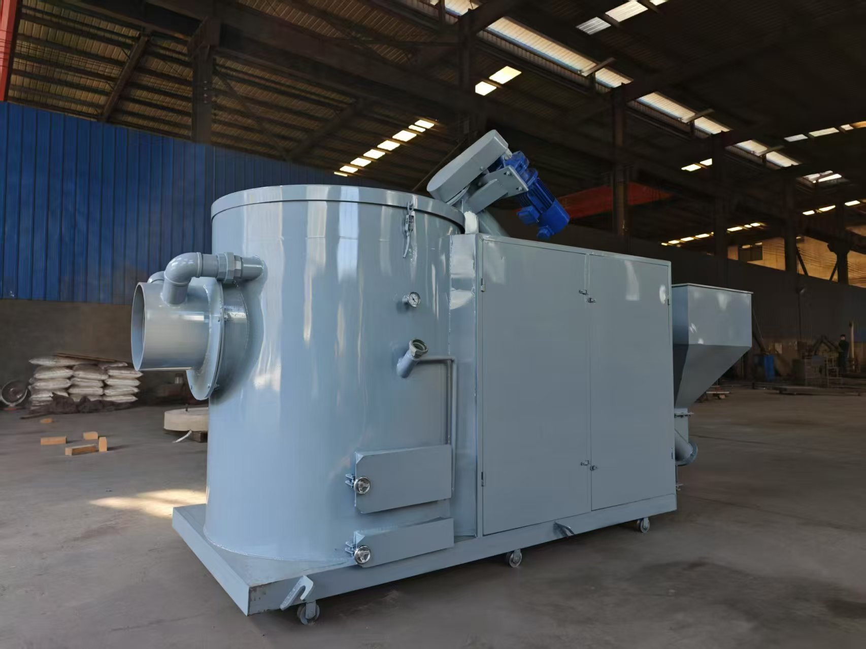 Natural gas burner/hot air furnace