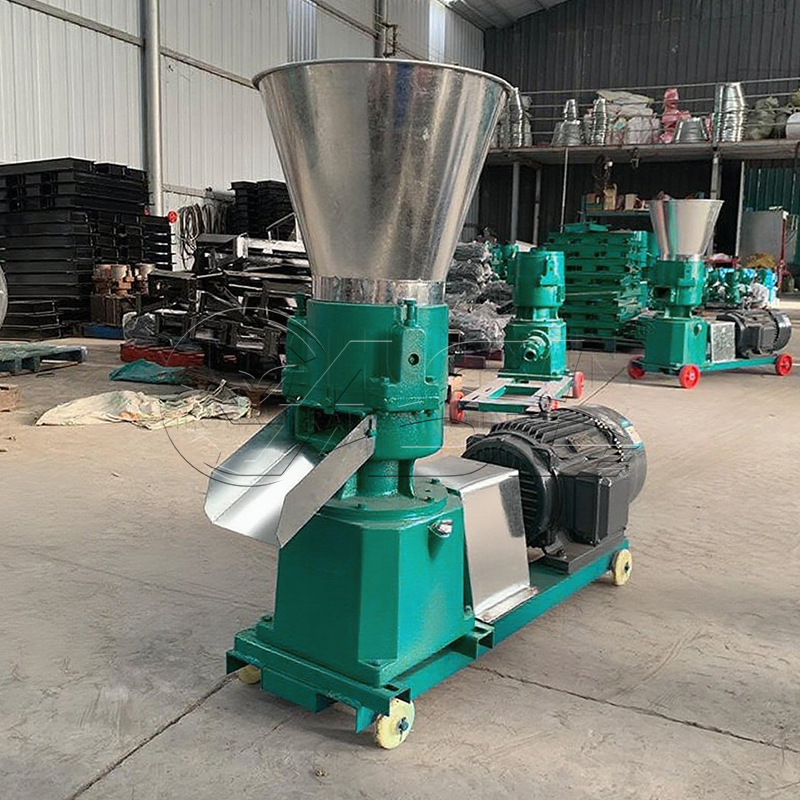 Flat die pelletizer