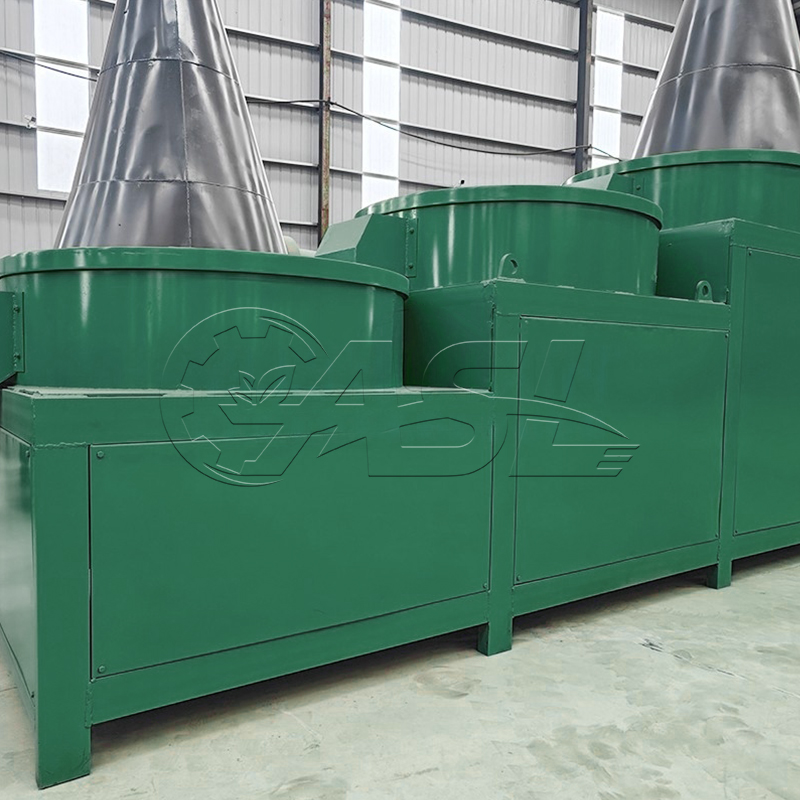 Organic fertilizer rounding machine