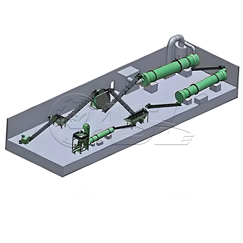Cow dung organic fertilizer production line