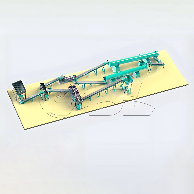 Pig manure organic fertilizer production line