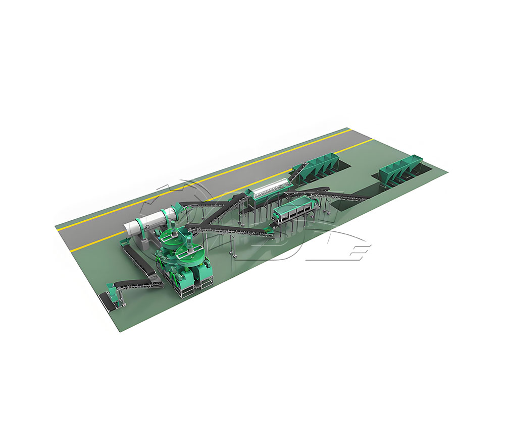 Organic fertilizer production line