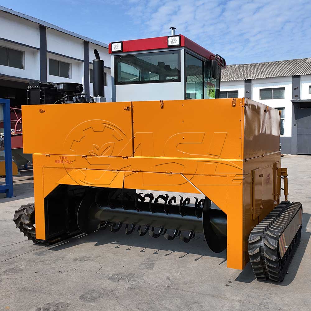 Crawier Type Compost Turner