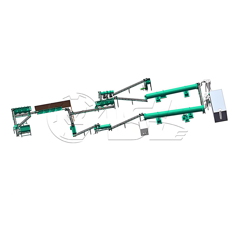 Drum granulation line