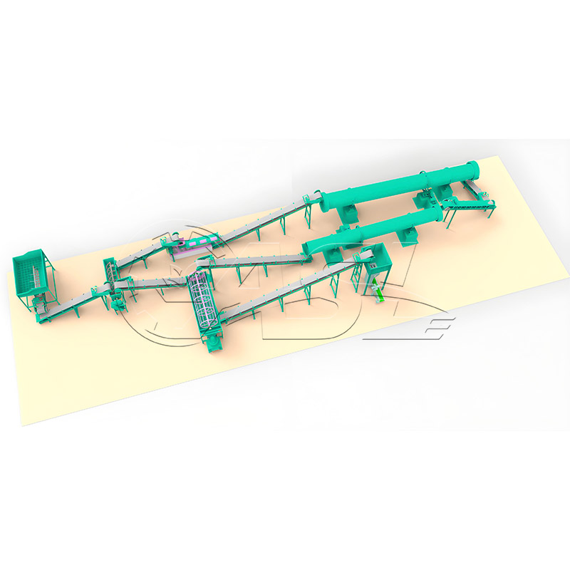 Agitator Organic Fertilizer Granulation Line
