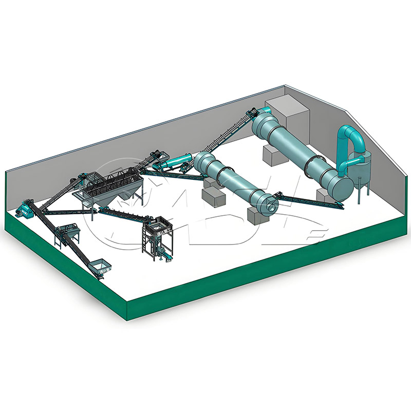 Agitator Organic Fertilizer Granulation Line